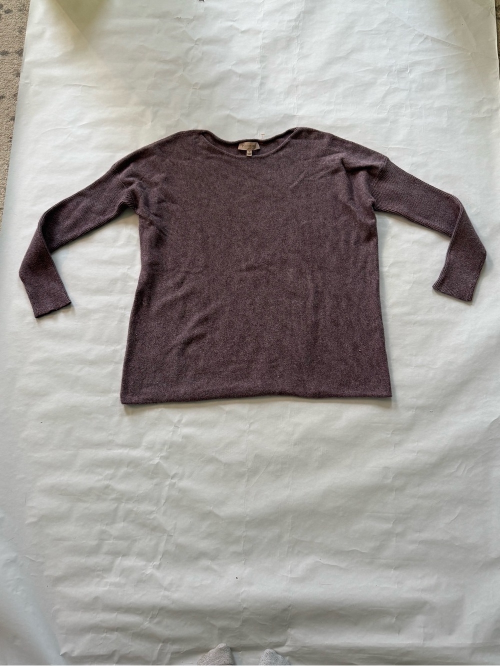 Philosophy Plum Crewneck Sweater